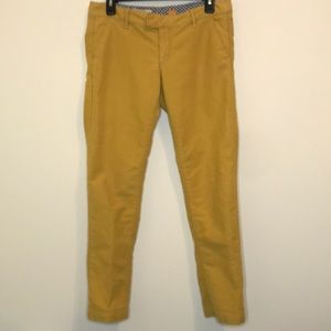 Anthropologie | Pilcro and the letterpress Yellow Ankle Pants